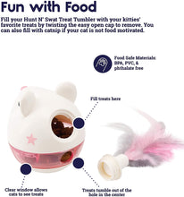 Load image into Gallery viewer, Hunt 'n Swat Treat Tumbler Cat Toy - 7.5cm x 7.2cm x 7.2cm
