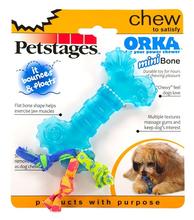 Load image into Gallery viewer, Orka Bone Mini Dog Toy for Small Breed Dogs - 16 x 14cm