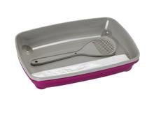 Load image into Gallery viewer, Kitten Starter Litter Tray - Hot Pink or Warm Grey
