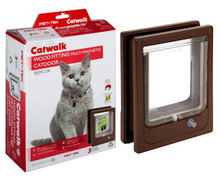 Load image into Gallery viewer, Wood Pet Door for Cats & Dogs - Multi-Magnetic Fitting