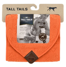 Load image into Gallery viewer, Tall Tails Cape Pocket Towel for a Dog
