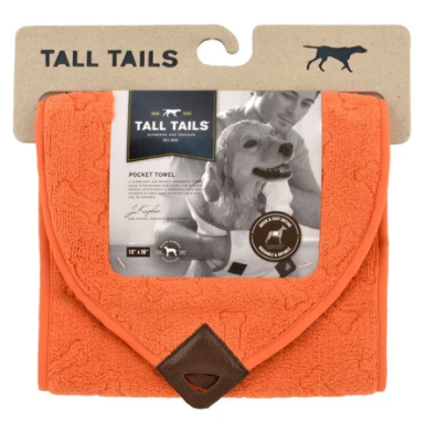 Tall Tails Cape Pocket Towel for a Dog