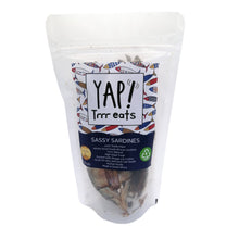 Load image into Gallery viewer, YAP WHOLE Dried South African Sassy Sardines - Cat & Dog Treats