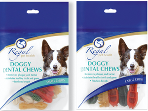 Regal Doggy Dental Chews -  Large 250g or Small 80g