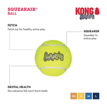 Load image into Gallery viewer, ROGZ Airdog Squeakair Tennis Ball