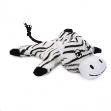 Load image into Gallery viewer, Beeztees Plush Zebra Dog Toys