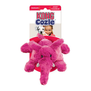 KONG Cozie Pink Elmer the Elephant Plush Toy (Small & Medium)