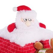 Load image into Gallery viewer, Peek-a-boo Santa Dog Toy