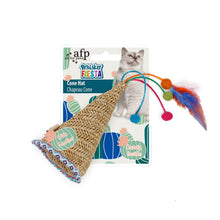 Load image into Gallery viewer, All for Paws Cat Toy Whisker Fiesta Cone Hat Brown (27cm)
