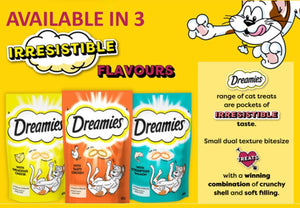 Dreamies Cat Treats - 60g Single Packet or Box of 6