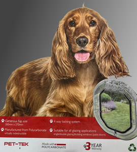Dog Door - Glass Fitting (Large or Small)