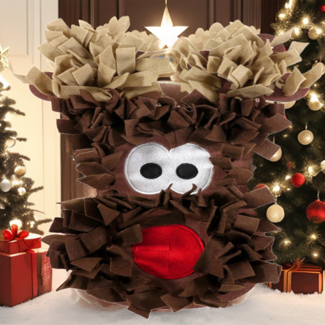 Reindeer Snuffle Forage Mat Christmas 2023 30 x 38 cm
