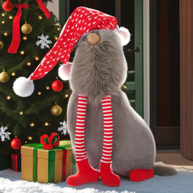 Crinkle Santa Sock Christmas 2023 Dog Toy 23 x 43 cm
