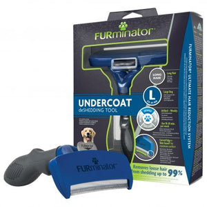 FURminator Undercoat deSHEDDING Tool for - LARGE SIZE Dogs LONG HAIR