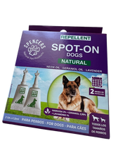 Load image into Gallery viewer, Spencers Natural Tick &amp; Flea Repellent and Skin Healing Dog Spot-On Drops
