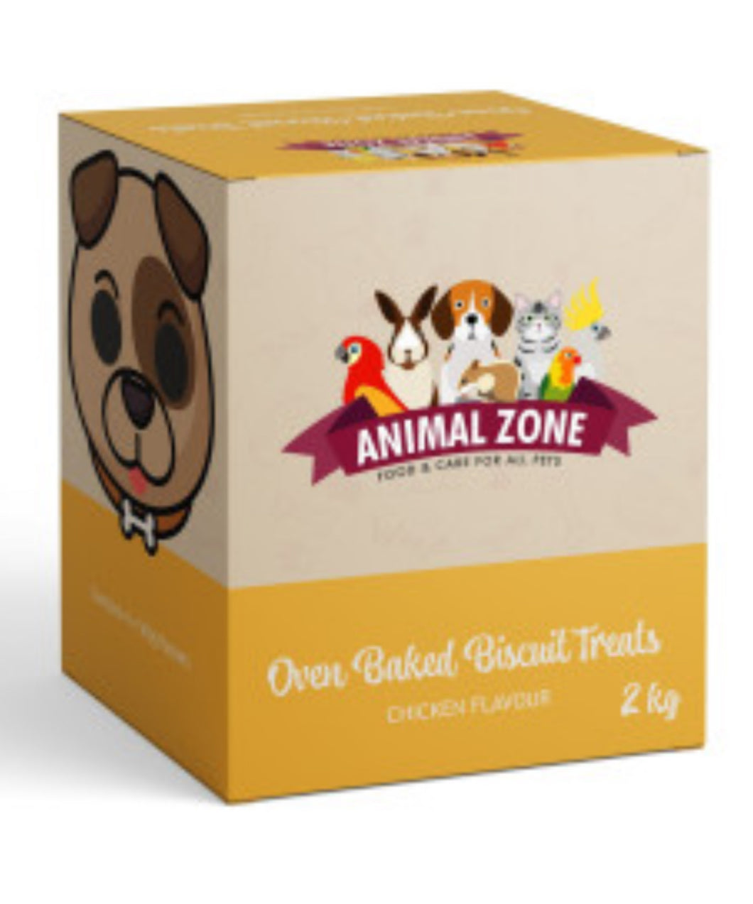 Animalzone Dog Biscuits - Chicken, Lamb, Steak, Peanut Butter