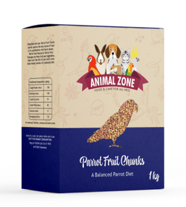 Animalzone Parrot Fruit Chunks - 1kg