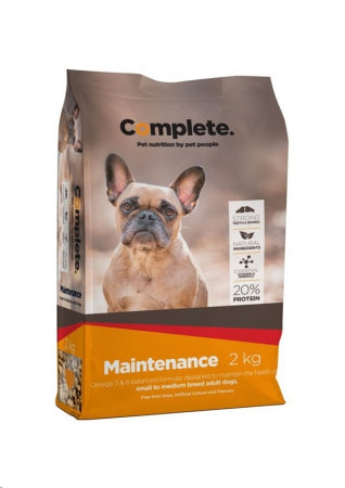 COMPLETE Maintenance Dry Dog Food Small/Medium & Large/Giant 2kg, 10kg 12.5kg, 20kg and 25kg