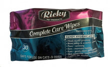 Load image into Gallery viewer, RICKY Litchfield Complete Care Wipes for Dogs &amp; Cats -  Box of 10 Wipes or Pkt of 30 Wipes
