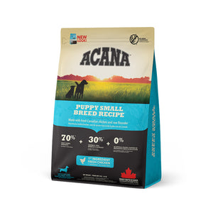 ACANA PUPPY RECIPE: SMALL BREED DOG FOOD: For Puppies Weighing Up to 9kg at Maturity