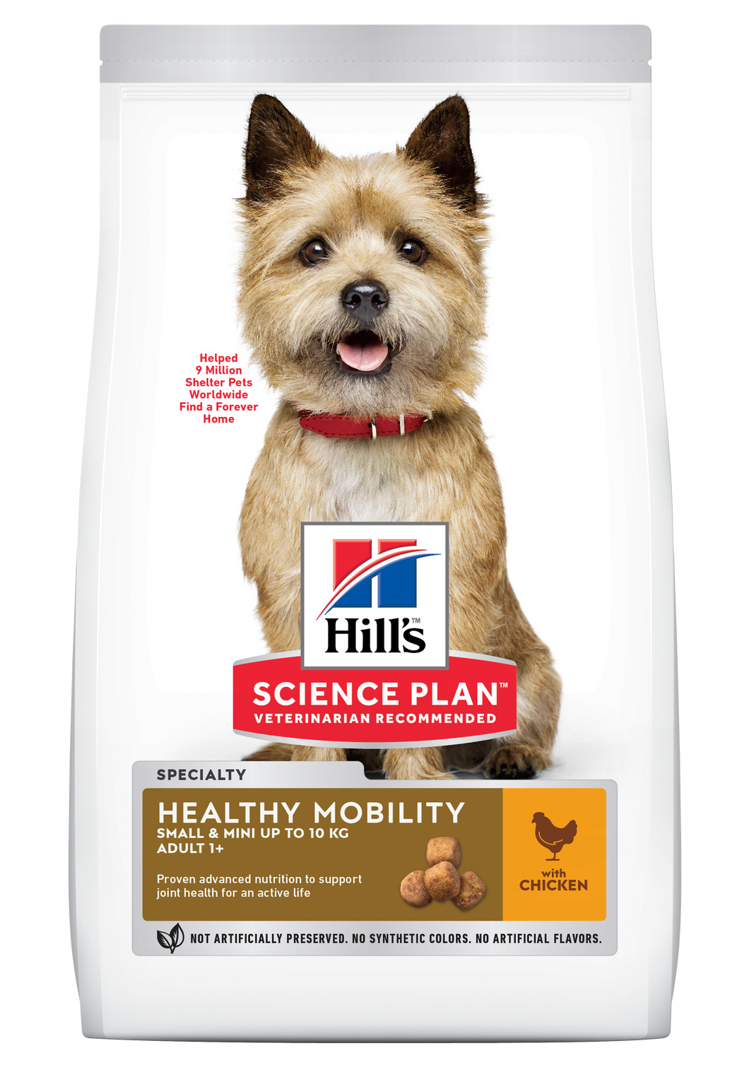 HILL'S SCIENCE PLAN Adult Healthy Mobility Small & Mini Dry Dog Food Chicken Flavour - 1.5kg or 6kg