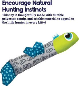Catnip Crunch Fish Cat Toy - 44cm