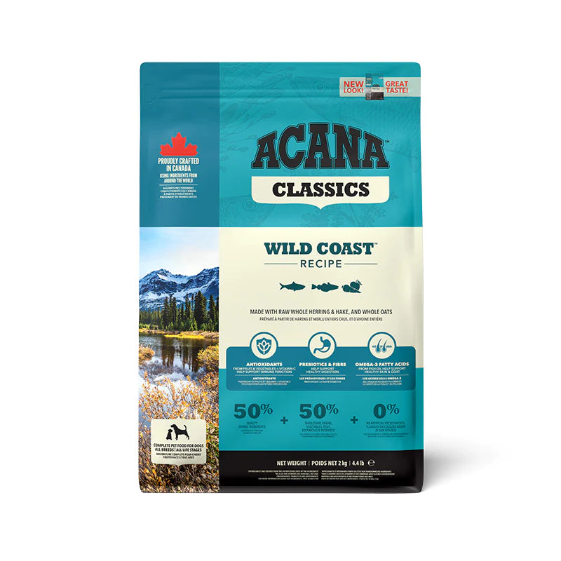ACANA DOG FOOD: Classic Wild Coast Dog Food for All Breeds and Life Stages