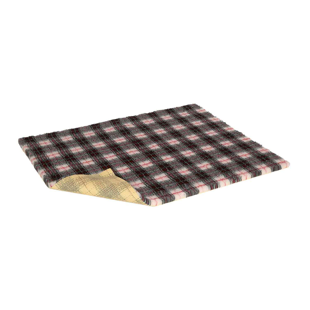 Petlife Vetbed Non-Slip Mat -Cream Tartan (Small, Medium or Large)