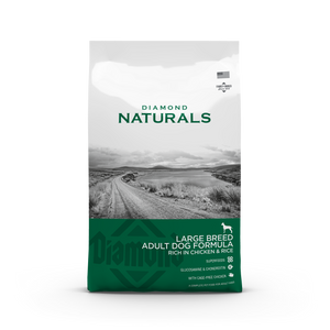 New Diamond Naturals Large Breed Adult Dog Formula Rich in Chicken Bizzibabs Scratch Patch