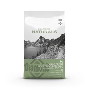 New! Diamond Naturals Large Breed Adult Dog Formula Rich in Lamb & Rice