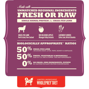 ACANA DOG FOOD Singles Grass-Fed Lamb Dog Food for All Breeds and Life Stages, Limited Ingredients for Diet Sensitive Dogs
