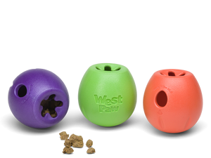 West Paw Zogoflex Echo - Original, Tough Toys:  Rumbl Puzzle Treat Toy