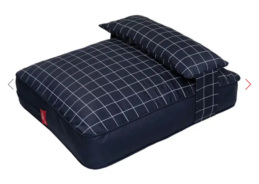 Manhattan Grid Pet Bed - Large, X-Large & Huge