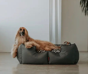 WAGWORLD K9 Castle Dog Bed - Skyscraper Grey, Black, Blue (ETA 10-14 working days)