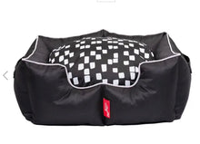 Load image into Gallery viewer, WAGWORLD K9 Castle Dog Bed - Skyscraper Grey, Black, Blue (ETA 10-14 working days)
