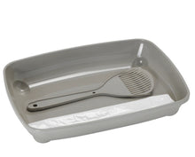 Load image into Gallery viewer, Kitten Starter Litter Tray Kit with Scoop and Liner Bags  - L 36.8cm x W 27.6cm x H 6.1cm
