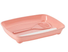 Load image into Gallery viewer, Kitten Starter Litter Tray Kit with Scoop and Liner Bags  - L 36.8cm x W 27.6cm x H 6.1cm
