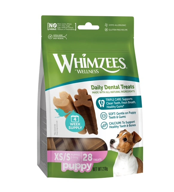 WHIMZEES Treat Puppy XS/Small - 28 pieces value bag