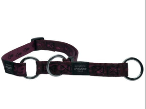 Rogz Alpinist Web Half-Check Dog Collar