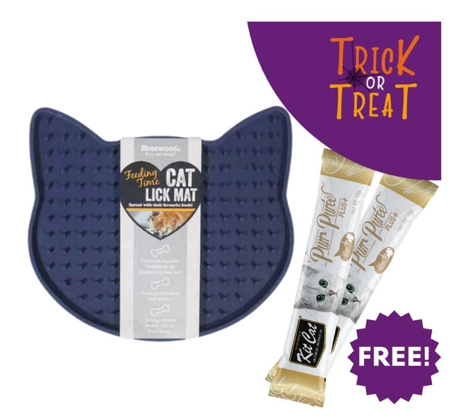 Cat Head Lick Mat - Frightfully Fun Free Gift Bundle