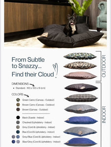 Nobel Companion The Canine Cloud Pillow Bed - 1 size 100cm x 100cm x 15cm