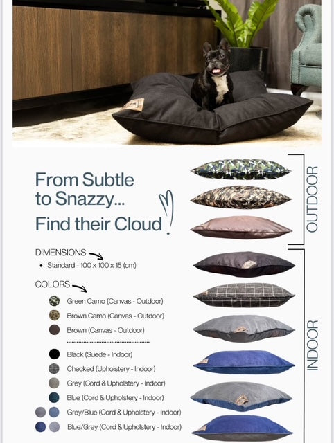 Nobel Companion The Canine Cloud Pillow Bed - 1 size 100cm x 100cm x 15cm