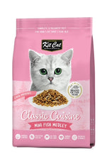 Load image into Gallery viewer, Kit Cat Classic Cuisine Premium Dry Food: Mini Fish Medley (Optimal Growth) 1.2kg or 5kg
