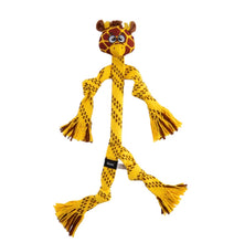 Load image into Gallery viewer, Rogz Scrubz Safari Dental Rope Toy - 44cm
