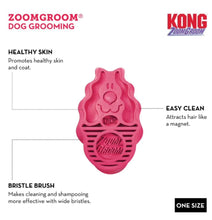Load image into Gallery viewer, ZOOM GROOM Kong Grooming Tool - Brush  (7.25cm x 12cm)
