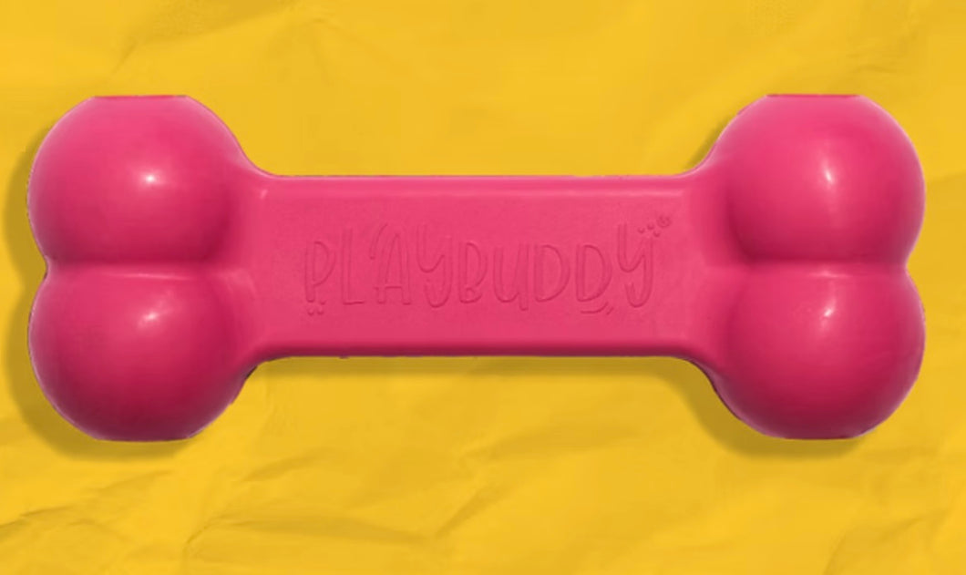 Playbuddy Rubber Play Bone Dog Toy -  Small, Medium or Large