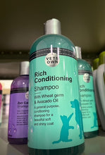 Load image into Gallery viewer, Vets Own Dog &amp; Cat Shampoo - Rich Conditioning, Skin Soothing or Super Sensitive
