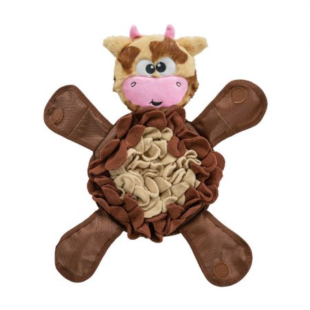 SNUFFLE PALZ Cow Snuffle Mat - Nina Ottoson Think n' Thrive Enrichment Dog Puzzle