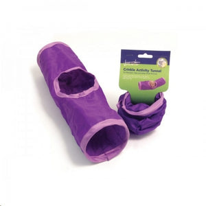 SMALL ANIMALS Crinkle Tunnel - Small - 28cm long