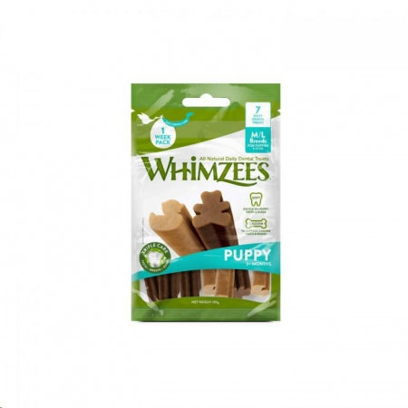Whimzees Med/Large Breed Puppy Treat Weekly Value Pack 7 piece Stix